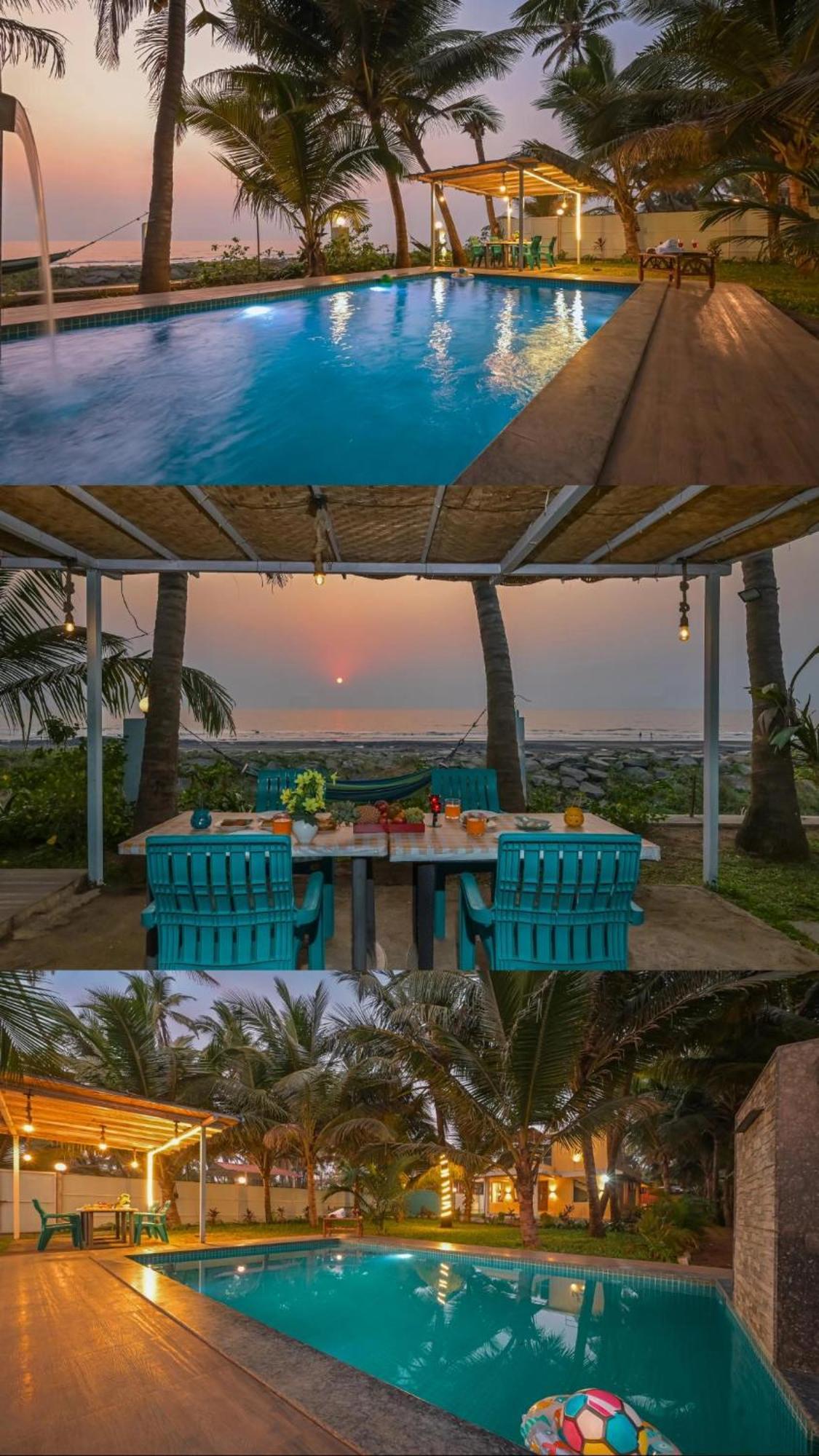 En Ocean Infinity Pool Villa Overlooking Sea ,Beach Touch Alībāg Extérieur photo