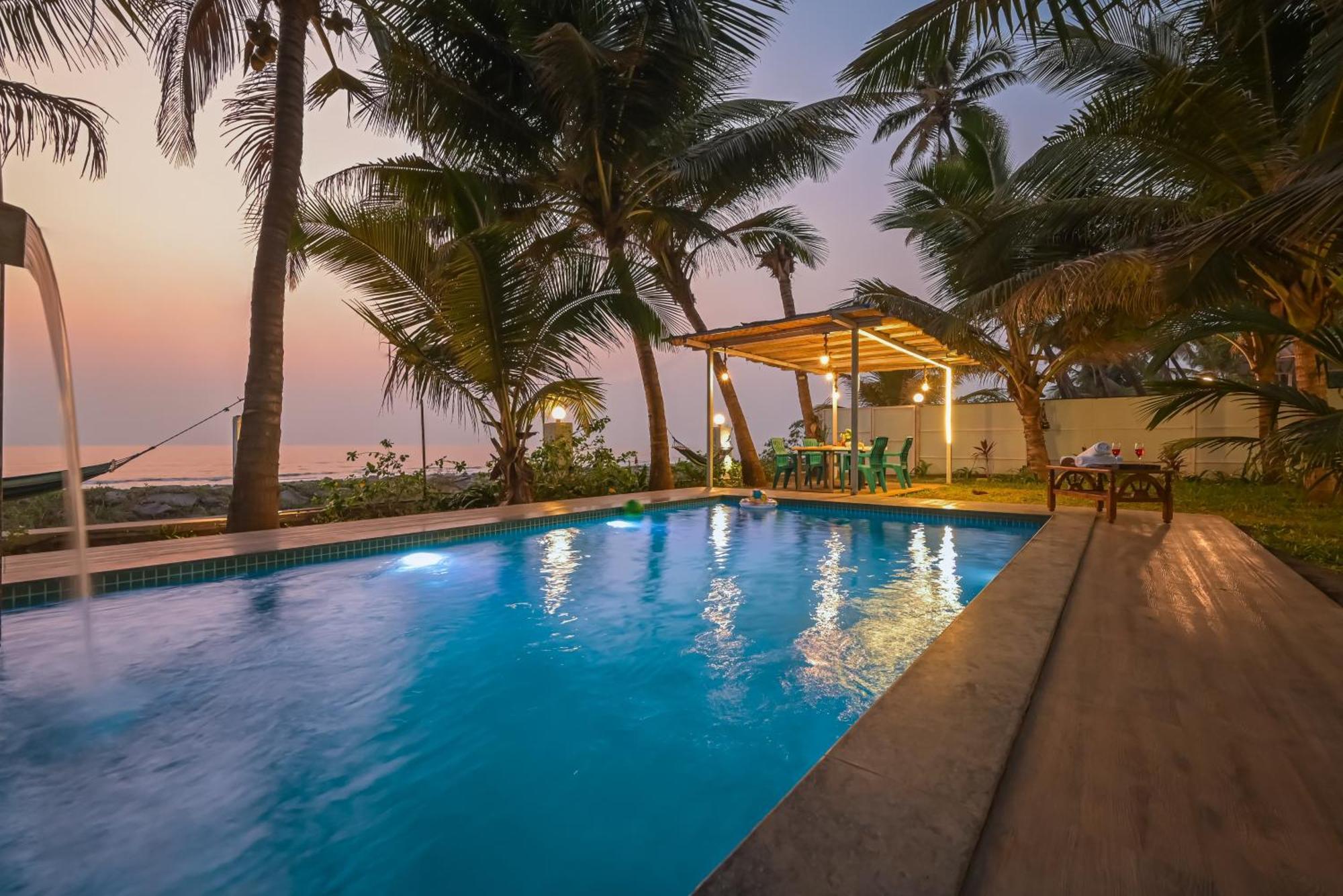 En Ocean Infinity Pool Villa Overlooking Sea ,Beach Touch Alībāg Extérieur photo